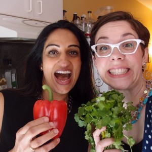 Adrienne and Nagina Cooking