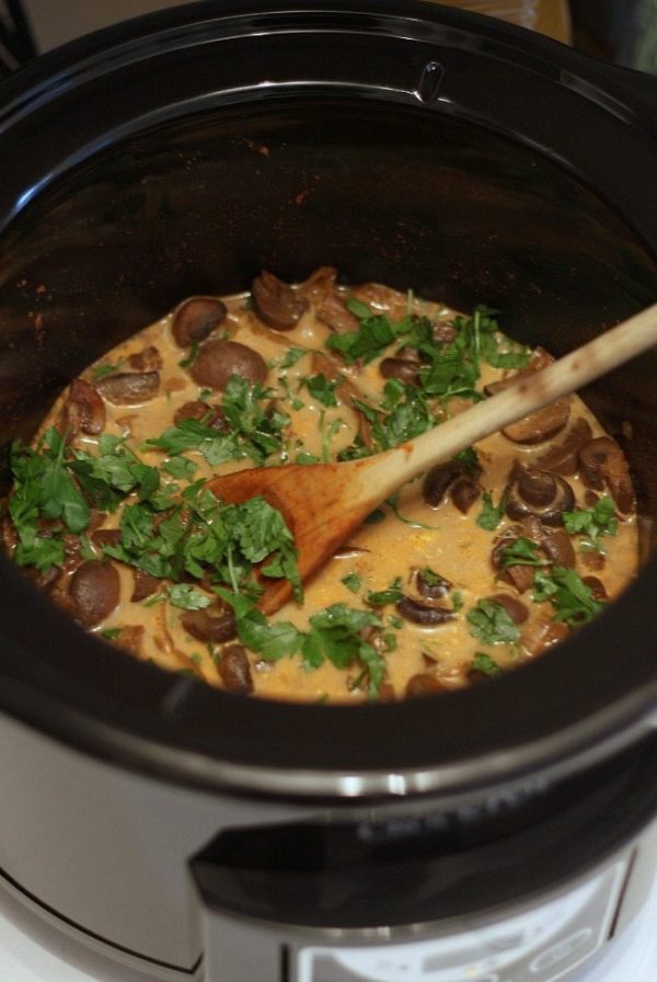 Vegan Crockpot Recipes_Crock-pot-mushroom-stroganoff-61