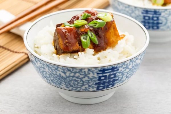 Vegan Crockpot Recipes_barbecue-tofu-with-rice