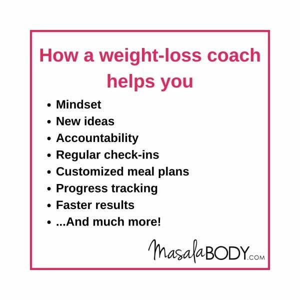 how a weight loss coach helps you