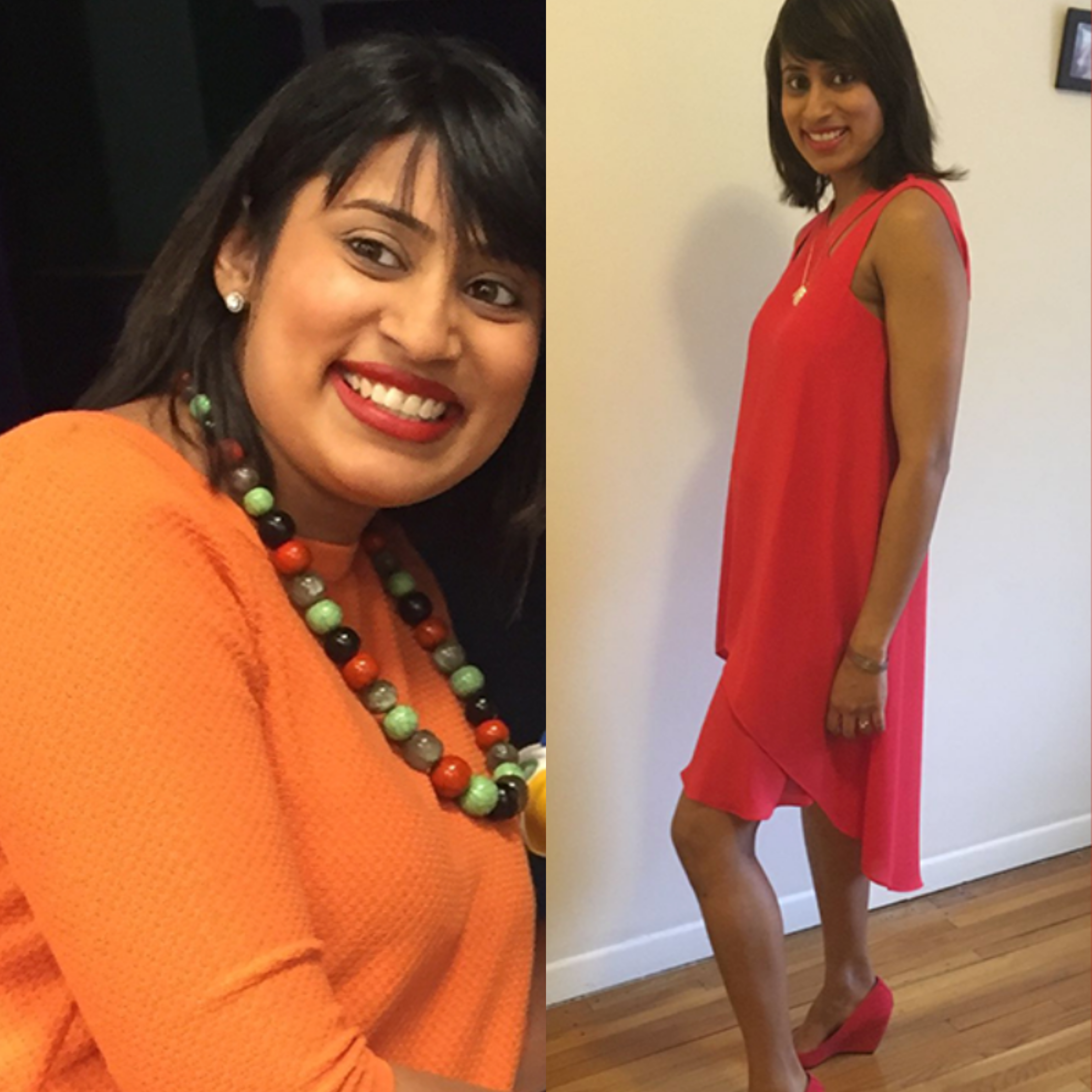 Deepshikha Deepshikha, online weight loss coaching client before and after