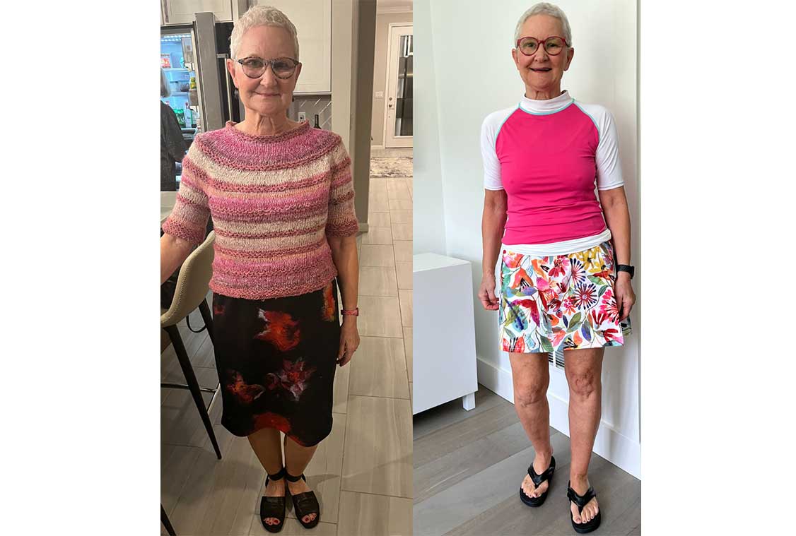 Deb, age 72, lost 4 inches from her waist in 8 weeks